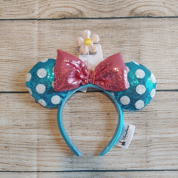 Disney Parks Sequins Minnie Ears with Polka Dots - Picture 2 of 6